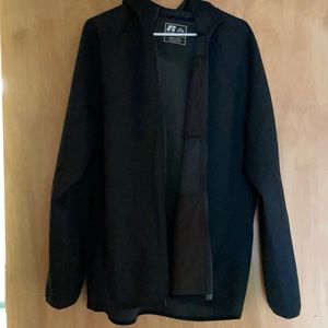 Large men’s black jacket worn once